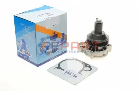 Помпа води BMW 3 (E46) 320d АКПП 98-01/5 (E39) 520d 00-03 (B/B) (7 лоп) (5 кан) M47 D20 GRAF PA759 Купити в Україні
