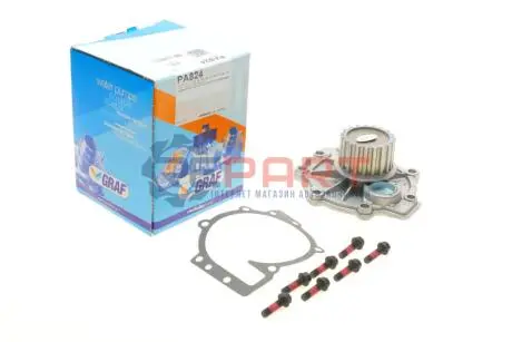 Помпа води Volvo С30/70/S40/60/80/V50/60/70/XC60/70/90 2.0/2.4D/2.8-3.0 02- (19z) (R/B) (7 лоп) GRAF PA824 Купити в Україні