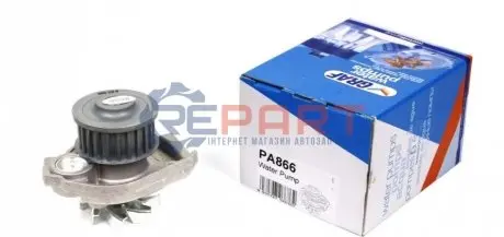 Помпа води Fiat Doblo/Panda/Punto/Bravo/Stilo 1.2/1.4 01- (23z) (B/B) (8 лоп.) (метал.імпеллер) GRAF PA866 Купити в Україні