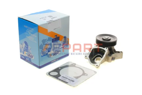 Помпа води Land Rover Freelander 2.0Td4 4x4 00-06/Rover 75 2.0CDT/CDTi 99-05 (R/B) (7 лоп) (6 кан.) GRAF PA883 Купити в Україні