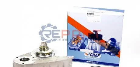 Фото Помпа води Fiat Ducato/Iveco Daily III/IV/V/VI 2.3D/JTD 02-/Peugeot Boxer 2.3HDi 10- (R/B) (7 лоп.) GRAF (PA900) зображення 1