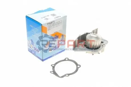 Помпа води Fiat Scudo/Ducato/Peugeot/Citroen/Hyundai 1.8-1.9D/TD 94-06 (20z)(B/B)(7 лоп)(d імп=71мм) GRAF PA911 Купити в Україні
