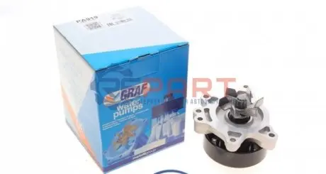 Помпа води Toyota Avensis/Corolla/Matrix 1.4-1.8/VVT-i/1.4-1.6 16V/1.8 4WD 00-14 (R/B) (6 лоп) GRAF PA919