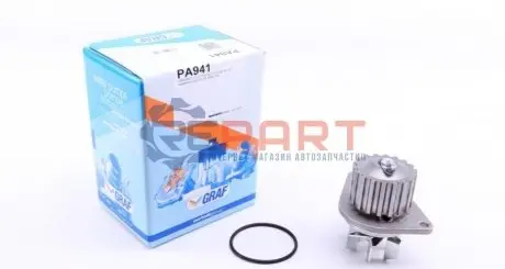 Помпа води Citroen C2/C3/C4/Peugeot 206/307 1.4 16V 03- (18z) (B/B) (6 лоп.) GRAF PA941 Купити в Україні