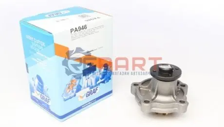 Помпа води Suzuki Vitara 1.6 15-/Grand Vitara 1.6/Swift 1.3/1.5/1.6/SX4 1.5-1.6VVT 05- (R/B)(8лоп) GRAF PA946