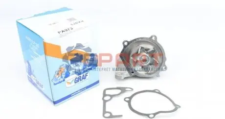 Помпа води Mazda 3/323/5/6/626/Premacy 2.0TD/DI/DITD/CD 98-10 (19z) (R/B) (6 лоп) GRAF PA973 Купити в Україні