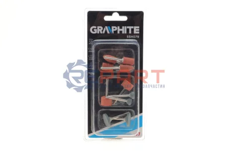 Набір каменів шліфувальних 11 од. GRAPHITE 55H079