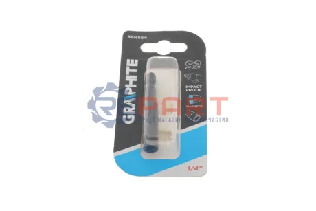 Перехідник для шуруповерта M6x1/4" GRAPHITE 56H554
