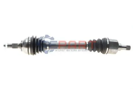 Фото Піввісь (передня) Citroen C3 09- /Peugeot 207/308 1.6HDI/1.6 VTi 07- (L) (25х24х626) GSP (210253) зображення 1