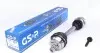 Фото Полуось права VW Sharan, Ford Galaxy Seat Alhambra 1.8TDCI-2.8 95- L:582.5/A:38/K:35/ABS:48 GSP (218008) изображение 1