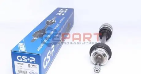 Фото Піввісь Opel Combo 1.2/1.4i/1.7D 94-01 (L) (22x22x573x29T) (+ABS) GSP (244001) зображення 1