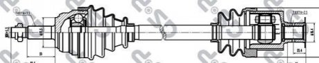 Привідний вал GSP 250007 (фото 1)