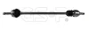 Піввісь Opel Combo 1.2/1.4i/1.7D 94-01 (R) (22x22x926x29T) (+ABS) GSP (260002) зображення 7