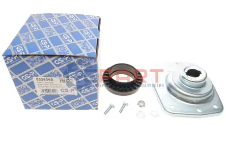 Подушка амортизатора (переднього) + підшипник Citroen Jumpy/Fiat Scudo/Peugeot Expert 96- (L) GSP 532606S Купити в Україні