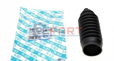 Фото Пильник рейки рульової MB Sprinter/VW LT 96- (к-кт з хомутами) GSP (540183) зображення 1