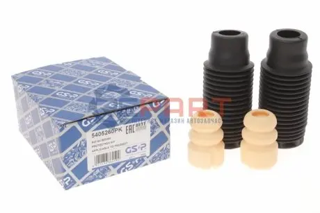 Фото 1 — Пильник + відбійник амортизатора (переднього) Peugeot 206/605 89-04 (к-кт 2 шт.) GSP (5405260PK) Фото Пильник + відбійник амортизатора (переднього) Peugeot 206/605 89-04 (к-кт 2 шт.) GSP (5405260PK) зображення 1