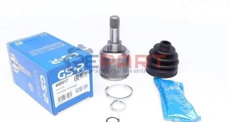 Фото ШРКШ (внутрішній) Citroen Berlingo/Peugeot Partner 1.9D 96-15 (L) (24x34x168) GSP (645017) зображення 1