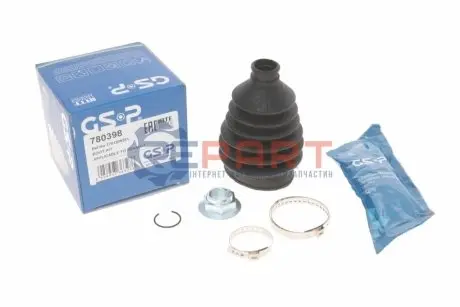 Фото Пильник ШРКШ (зовнішній) Renault Kangoo 05- (22x75x135) (к-кт) GSP (780398) зображення 1