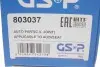 Фото ШРКШ (зовнішній) VW Caddy 1.4/1.6/2.0SDI/EcoFuel 03- (36x30x95.5) (пом'ята упаковка) GSP (803037) зображення 16