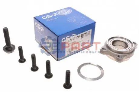 Фото Підшипник маточини (передньої) Audi A4 00-08/A6 97-05/A8 Quattro 97-02 (к-кт) GSP (9245010K) зображення 1