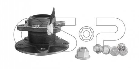 Набор колесных подшипников ступицы. GSP 9324003K