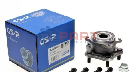 Підшипник маточини (передньої/задньої) Suzuki Grand Vitara 05- (4x4)(+ABS) GSP 9328007K Купити в Україні