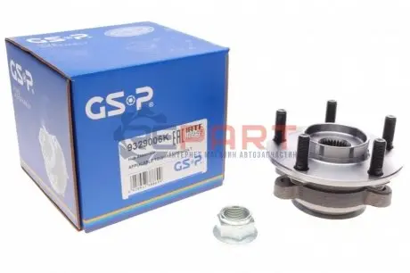 Фото Підшипник маточини (передньої) Nissan Juke/ Leaf 10-(+ABS) GSP (9329006K) зображення 1