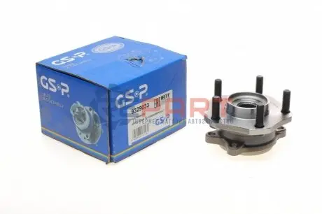 Фото Підшипник маточини (передньої) Nissan Qashqai/X-Trail 1.2-2.5 dCi/DIG-T 13- (+ABS) GSP (9329033) зображення 1