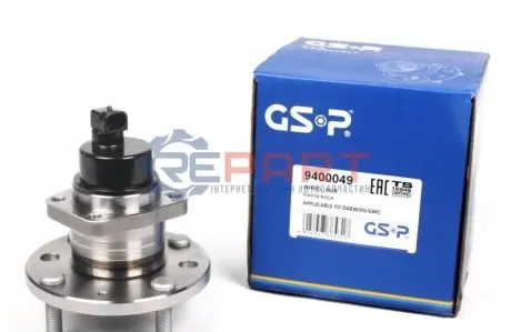 Фото Підшипник маточини (задньої) Chevrolet Lacetti/Nubira 1.4-1.8/2.0D 05- GSP (9400049) зображення 1