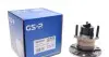 Підшипник маточини (задньої) Opel Astra G/Combo/Meriva/Vectra A/B (+ABS) 5 отв. 1,2-3,0 85- (к-кт) GSP (9400052) зображення 1