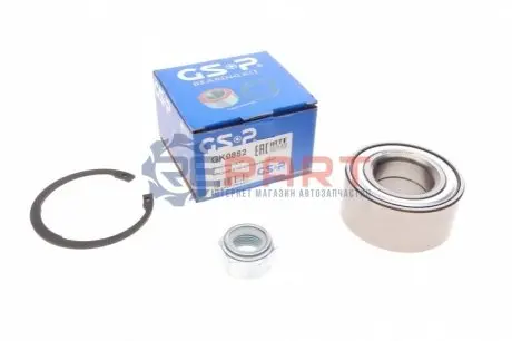 Фото Підшипник маточини (передньої) Peugeot 106 91-04/205 87-98 (35x72x33)(к-кт) GSP (GK0882) зображення 1