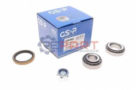 Фото Підшипник маточини (задньої) Kia Rio 00-05/Mazda 626 82-90 (27x50.29x14.73/26.99x50.29x16.64) (к-кт) GSP (GK0904) зображення 1