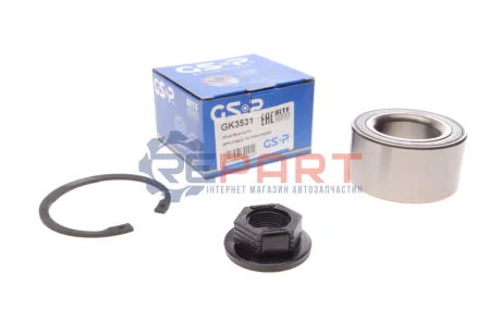 Підшипник маточини (передньої) Ford Fiesta -08 (+ABS) (39x72.04x37) GSP GK3531 Купити в Україні
