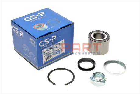 Фото Підшипник маточини (задньої) Citroen Saxo/Xsara/Peugeot 106/206/306 96-01 (к-кт) GSP (GK3556) зображення 1