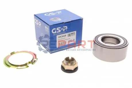 Фото 1 — Підшипник маточини (передньої) Renault Trafic/Opel Vivaro/Nissan Primastar 01- (45x88x39) (+ABS) GSP (GK3648) Фото Підшипник маточини (передньої) Renault Trafic/Opel Vivaro/Nissan Primastar 01- (45x88x39) (+ABS) GSP (GK3648) зображення 1