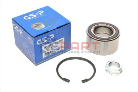 Підшипник маточини (передньої) Citroen C4/C5/C6 05-/Peugeot 407/607/308/508 04-(+ABS) (45x83x44) GSP GK3683 Купити в Україні