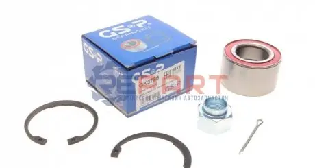 Фото Підшипник маточини (передньої) Opel Astra F/Corsa A/Kadett E/Vectra A -98 (34x64x37)(к-кт) GSP (GK3786) зображення 1