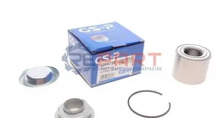 Підшипник маточини (задньої) Citroen C3/C4/Peugeot 208 1.0-1.6D 09- (25x52x42) GSP GK6726 Купити в Україні