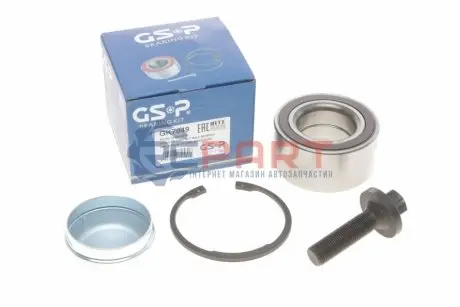 Фото Підшипник маточини (передньої) MB A-class (W169)/B-class (W245) 04-12 (к-кт) GSP (GK7049) зображення 1