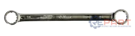 (EN) Double-ended ring wrench 12-кутна, 8x9, тип: пряме, 1 шт HANS 11050M8X9