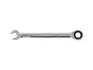 (EN) Ratchet combination wrench 12-кутна / HEX 11 мм, тип: пряме, довжина: 165 мм HANS (1165M11) зображення 1