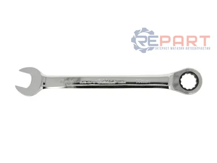 (EN) Ratchet combination wrench 12-кутна / HEX 17 мм, тип: пряме, довжина: 225 мм, 1 шт HANS 1165M17