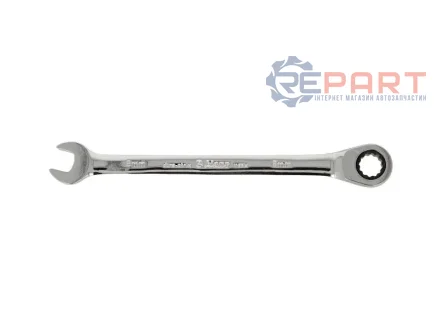 (EN) Ratchet combination wrench 12-кутна / HEX 8 мм, тип: пряме, довжина: 135 мм, 1 шт HANS 1165M8