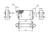 HART Радиатор воздуха (интеркулер) PASSAT 1.8 TURBO 96- 603825