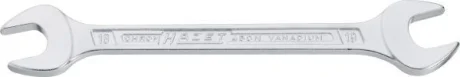 (EN) Double open end wrench HEX 22, 24 мм пряме, кут: 15°, довжина: 254,6 мм, 1 шт HAZET 450N22X24
