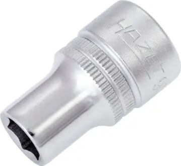 Насадка 1/2" (12,5 мм), 6-кутна, розмір насадок 6/12-кутних (мм): 10 мм, довжина: 38 мм, обробка: хромований HAZET 90010
