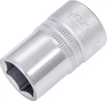 Насадка 1/2" (12,5 мм), 6-кутна, розмір насадок 6/12-кутних (мм): 15 мм, довжина: 38 мм, обробка: хромований HAZET 90015