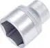 Насадка 1/2" (12,5 мм), 6-кутна, розмір насадок 6/12-кутних (мм): 32 мм, довжина: 50 мм, обробка: хромований HAZET (90032) зображення 1