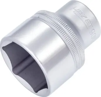 Насадка 1/2" (12,5 мм), 6-кутна, розмір насадок 6/12-кутних (мм): 32 мм, довжина: 50 мм, обробка: хромований HAZET 90032