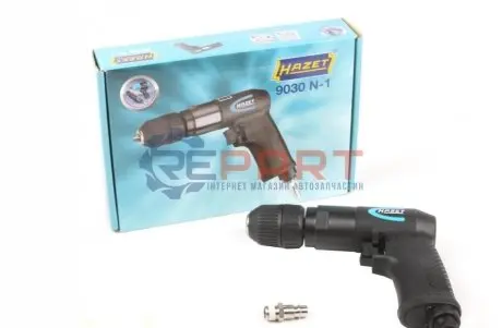 Дриль пневматична (320W/2200 об/мин./d=10mm) знято з постачання HAZET 9030N1